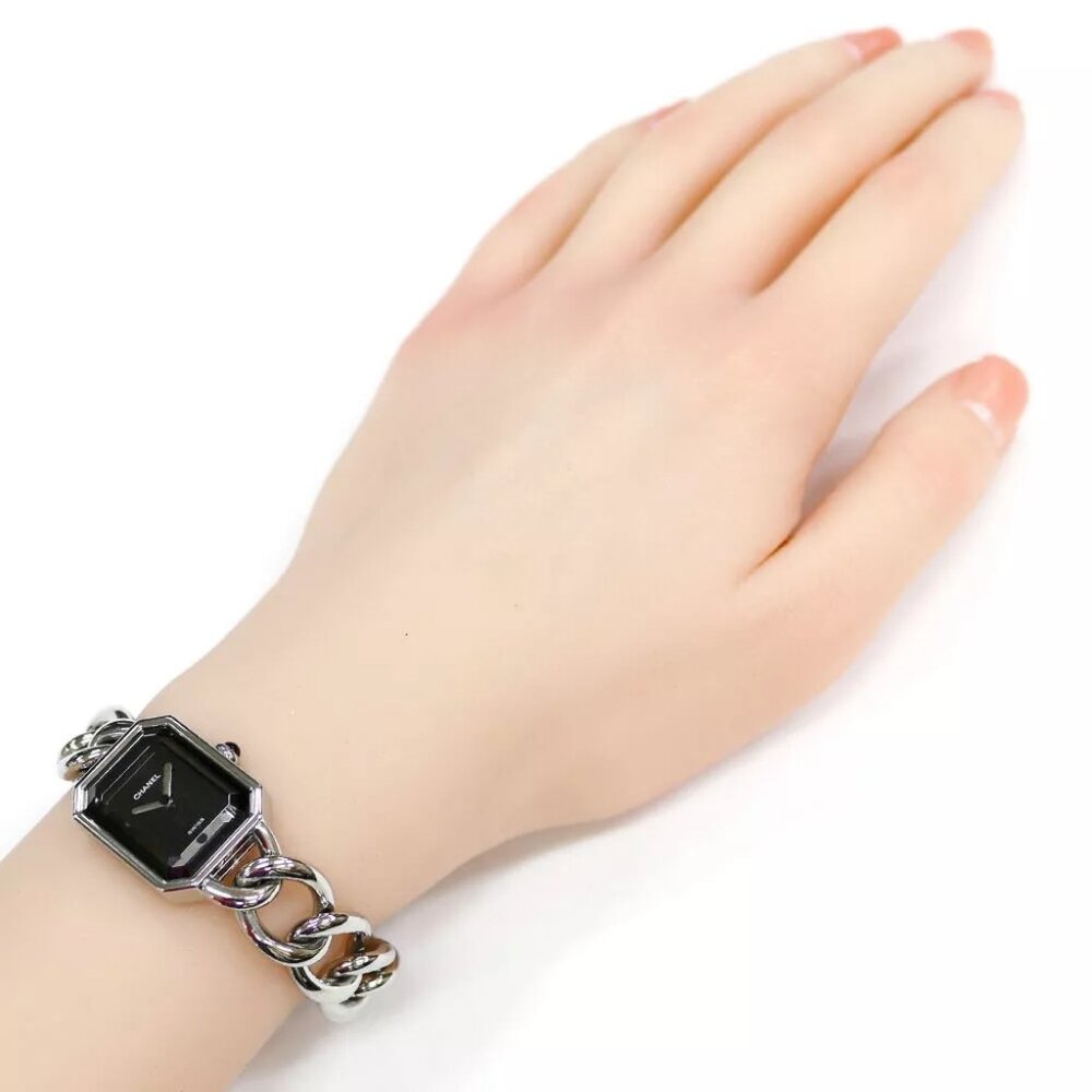 CHANEL Premiere M Watches H0452-M Stainless Steel Chain Elegant Bracelet used - Picture 2 of 11